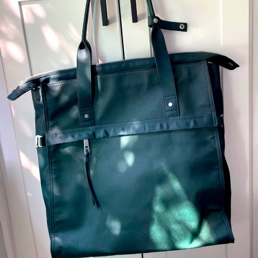 Lululemon Olive Hunter Green Tote Bag Yoga Pockets
